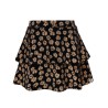 Little velvet printed skirt soft winterflower