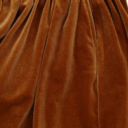 Little velvet skirt ochre yellow