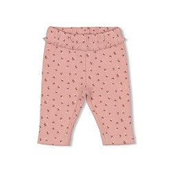 Broek rib AOP - Blooming Meadow