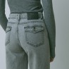 Attitude Wide Leg grey denim