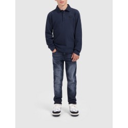 Junior Regular fit Shirts Polo LS navy