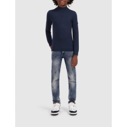 Junior Regular fit Knitwear Turtleneck LS navy