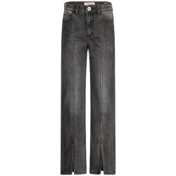 Catie Split jeans dark grey vintage