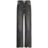 Catie Split jeans dark grey vintage