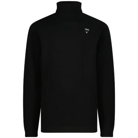 Knit-turtleneck deep black